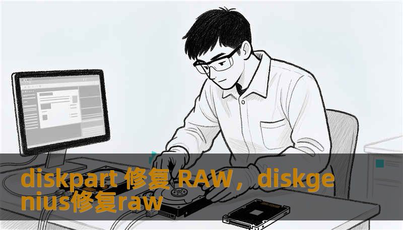 diskpart 修复 RAW，diskgenius修复raw