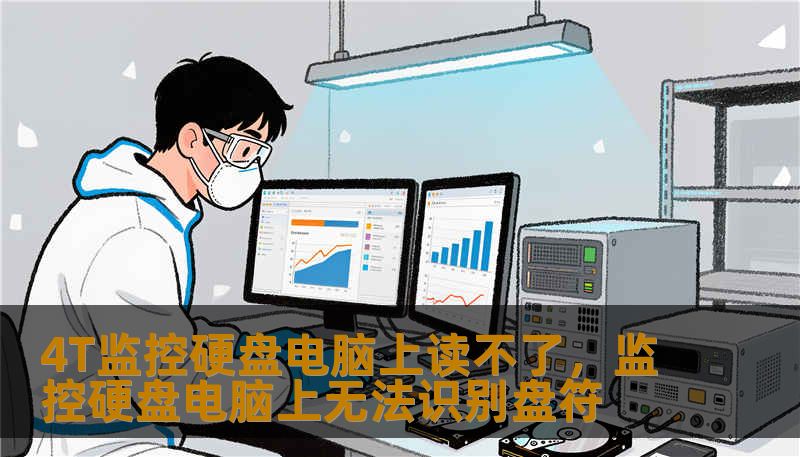 4T监控硬盘电脑上读不了，监控硬盘电脑上无法识别盘符