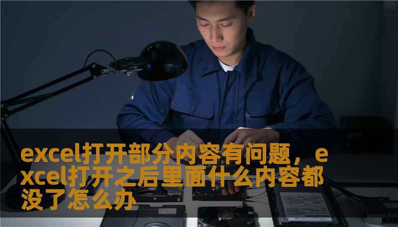 excel打开部分内容有问题，excel打开之后里面什么内容都没了怎么办