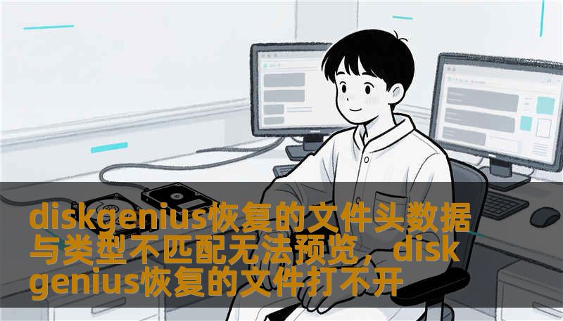 diskgenius恢复的文件头数据与类型不匹配无法预览，diskgenius恢复的文件打不开