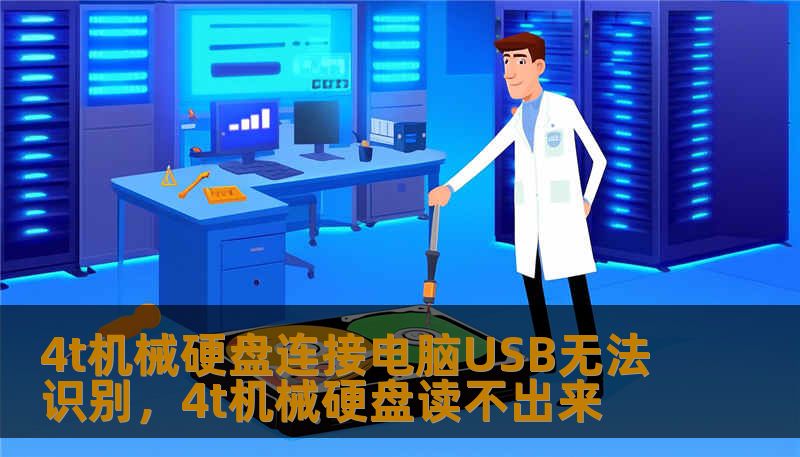 4t机械硬盘连接电脑USB无法识别，4t机械硬盘读不出来