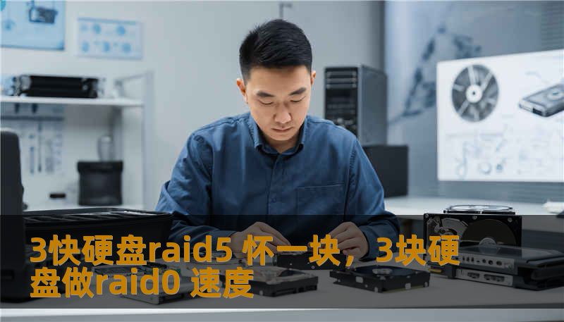 3快硬盘raid5 怀一块，3块硬盘做raid0 速度