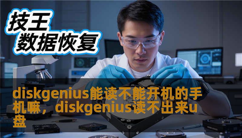 diskgenius能读不能开机的手机嘛，diskgenius读不出来u盘