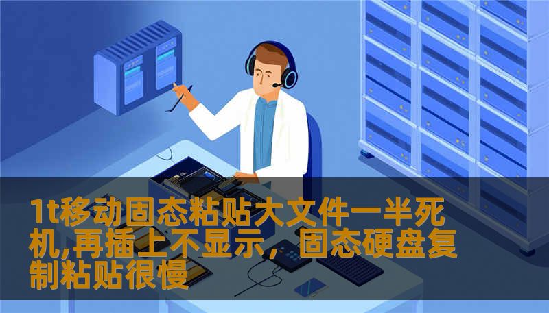 1t移动固态粘贴大文件一半死机,再插上不显示，固态硬盘复制粘贴很慢