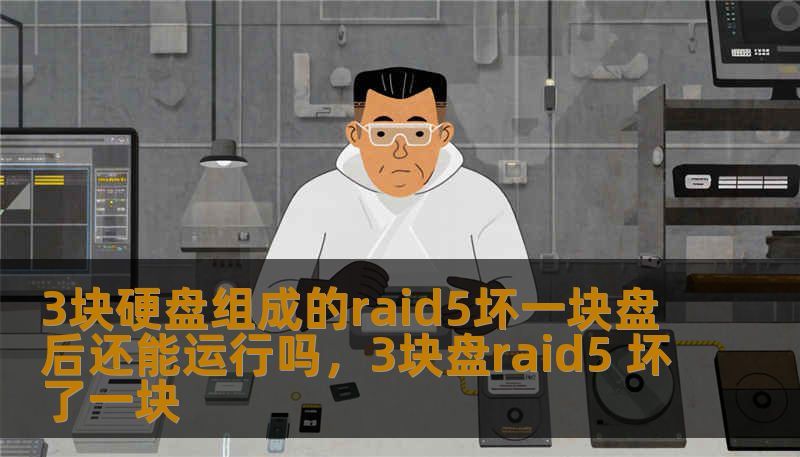 3块硬盘组成的raid5坏一块盘后还能运行吗，3块盘raid5 坏了一块