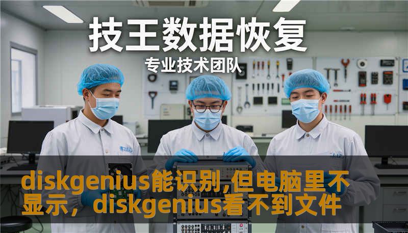 diskgenius能识别,但电脑里不显示，diskgenius看不到文件