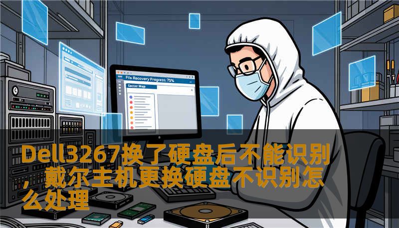 Dell3267换了硬盘后不能识别，戴尔主机更换硬盘不识别怎么处理