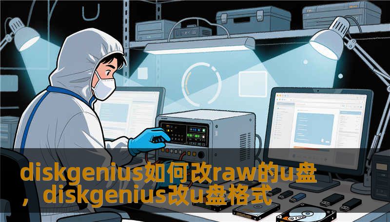 diskgenius如何改raw的u盘，diskgenius改u盘格式