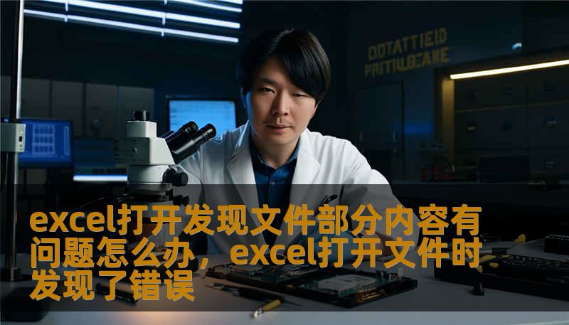 excel打开发现文件部分内容有问题怎么办，excel打开文件时发现了错误