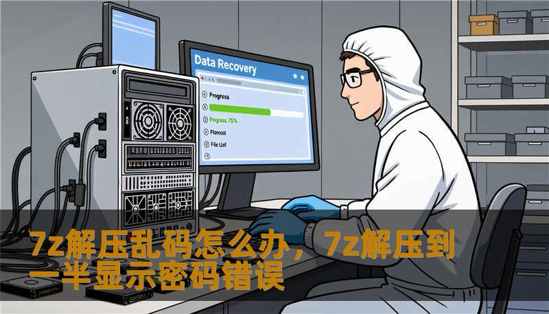 7z解压乱码怎么办，7z解压到一半显示密码错误