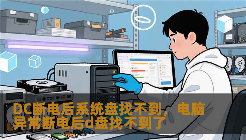 DC断电后系统盘找不到，电脑异常断电后d盘找不到了