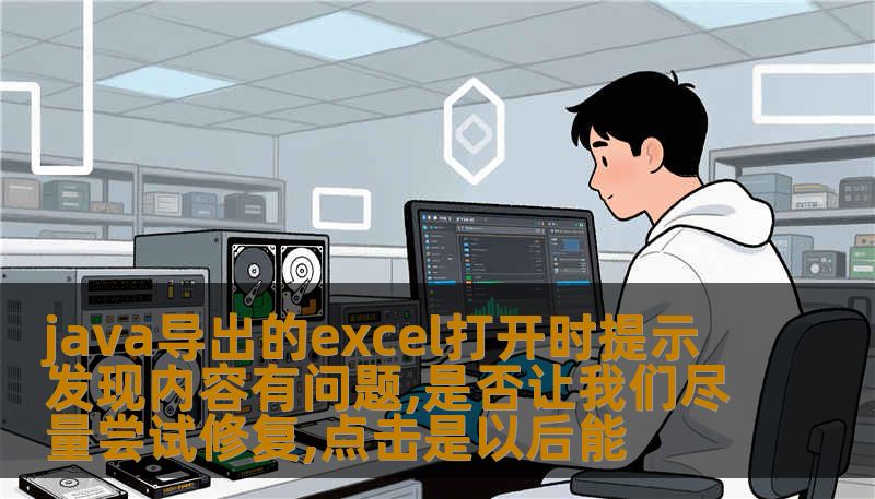 java导出的excel打开时提示发现内容有问题,是否让我们尽量尝试修复,点击是以后能