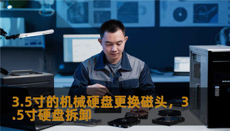 3.5寸的机械硬盘更换磁头，3.5寸硬盘拆卸