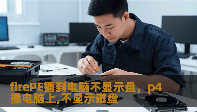 firePE插到电脑不显示盘，p4插电脑上,不显示磁盘