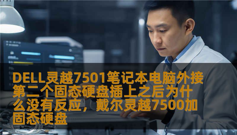 DELL灵越7501笔记本电脑外接第二个固态硬盘插上之后为什么没有反应，戴尔灵越7500加固态硬盘