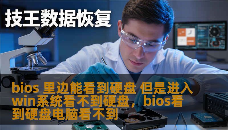 bios 里边能看到硬盘 但是进入win系统看不到硬盘，bios看到硬盘电脑看不到