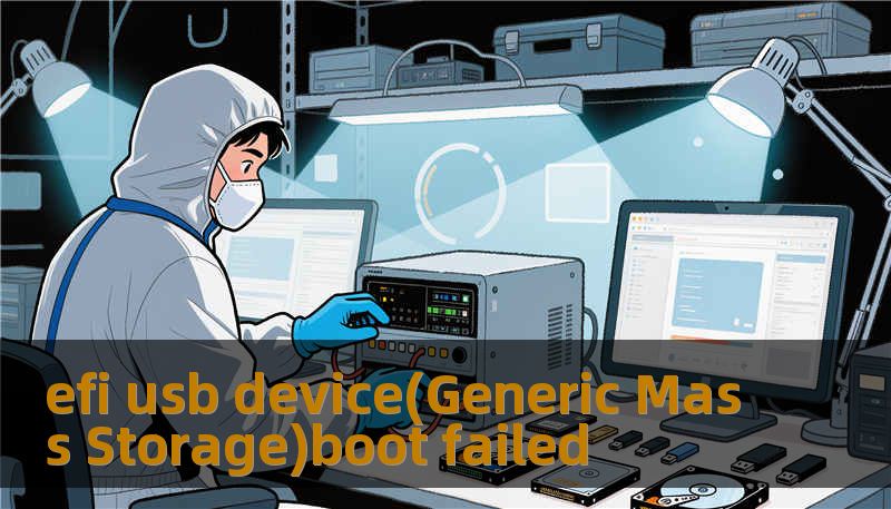 efi usb device(Generic Mass Storage)boot failed