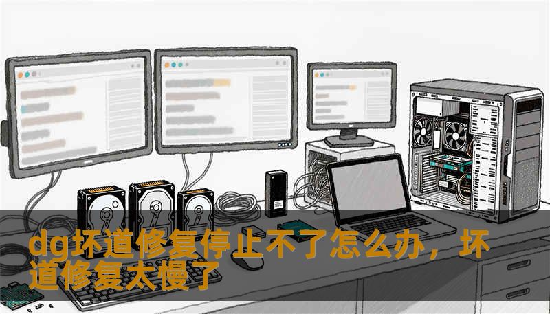 dg坏道修复停止不了怎么办，坏道修复太慢了