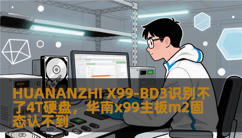 HUANANZHI X99-BD3识别不了4T硬盘，华南x99主板m2固态认不到