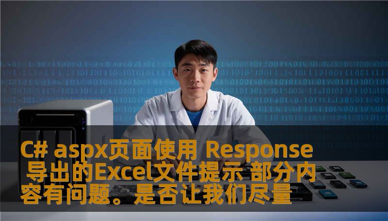 C# aspx页面使用 Response 导出的Excel文件提示 部分内容有问题。是否让我们尽量