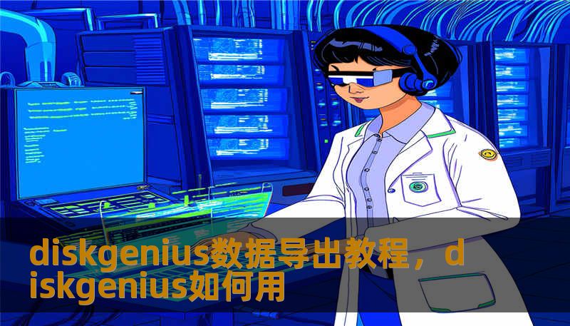 diskgenius数据导出教程，diskgenius如何用
