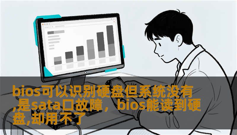 bios可以识别硬盘但系统没有,是sata口故障，bios能读到硬盘,却用不了