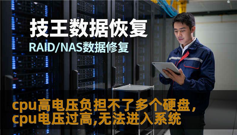 cpu高电压负担不了多个硬盘，cpu电压过高,无法进入系统