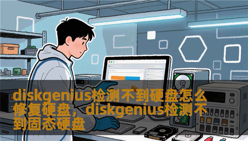 diskgenius检测不到硬盘怎么修复硬盘，diskgenius检测不到固态硬盘