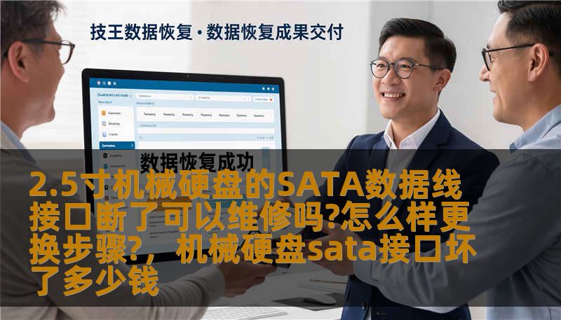2.5寸机械硬盘的SATA数据线接口断了可以维修吗?怎么样更换步骤?，机械硬盘sata接口坏了多少钱