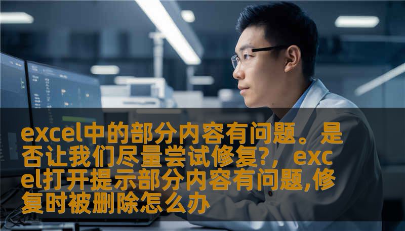 excel中的部分内容有问题。是否让我们尽量尝试修复?，excel打开提示部分内容有问题,修复时被删除怎么办