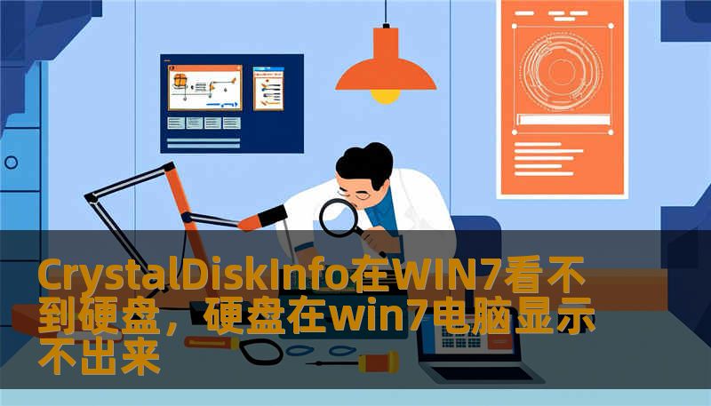 CrystalDiskInfo在WIN7看不到硬盘，硬盘在win7电脑显示不出来