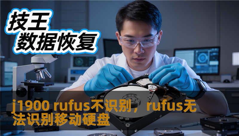 j1900 rufus不识别，rufus无法识别移动硬盘