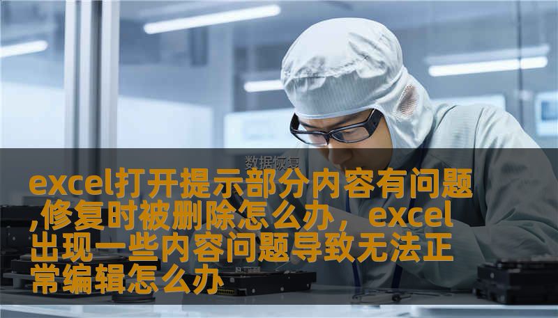 excel打开提示部分内容有问题,修复时被删除怎么办，excel出现一些内容问题导致无法正常编辑怎么办