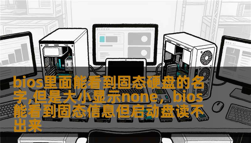 bios里面能看到固态硬盘的名字,但是大小显示none，bios能看到固态信息但启动盘读不出来