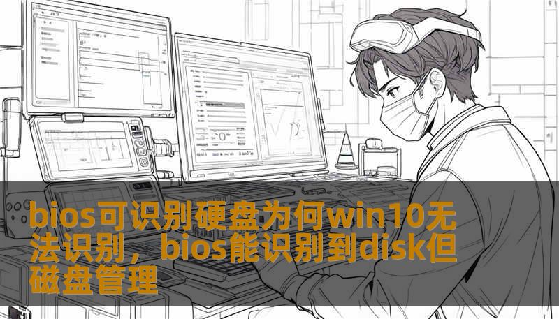 bios可识别硬盘为何win10无法识别，bios能识别到disk但磁盘管理
