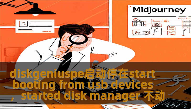 diskgeniuspe启动停在start booting from usb devices，started disk manager 不动