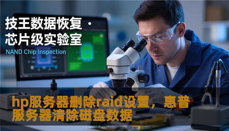 hp服务器删除raid设置，惠普服务器清除磁盘数据
