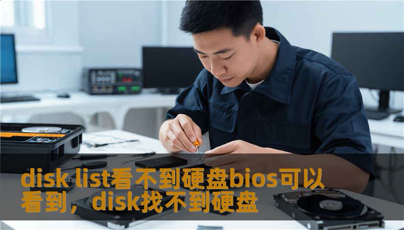 disk list看不到硬盘bios可以看到，disk找不到硬盘