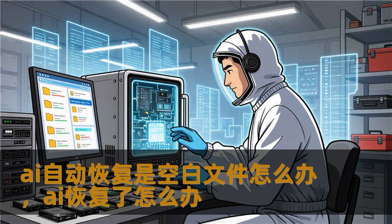 ai自动恢复是空白文件怎么办，ai恢复了怎么办