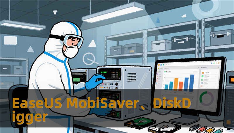 EaseUS MobiSaver、DiskDigger
