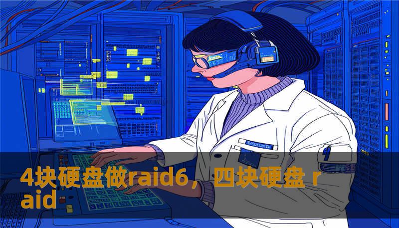 4块硬盘做raid6，四块硬盘 raid