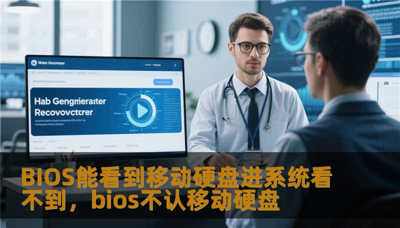 BIOS能看到移动硬盘进系统看不到，bios不认移动硬盘