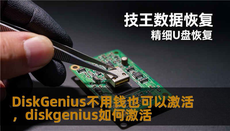 DiskGenius不用钱也可以激活，diskgenius如何激活