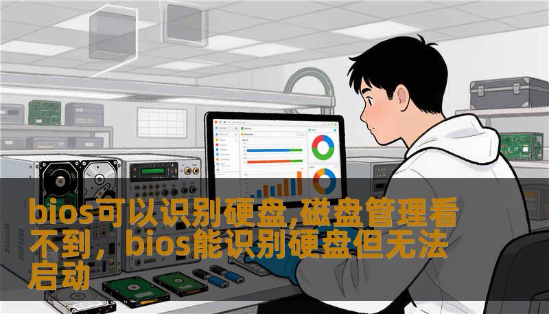 bios可以识别硬盘,磁盘管理看不到，bios能识别硬盘但无法启动