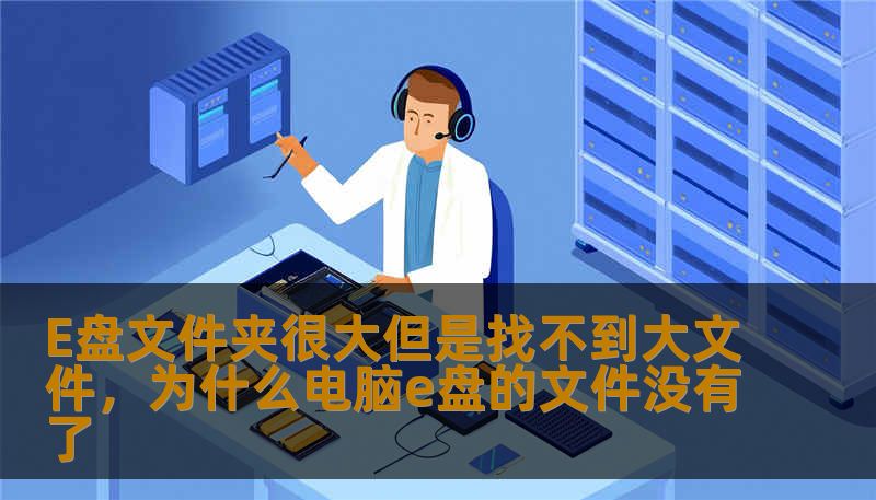 E盘文件夹很大但是找不到大文件，为什么电脑e盘的文件没有了