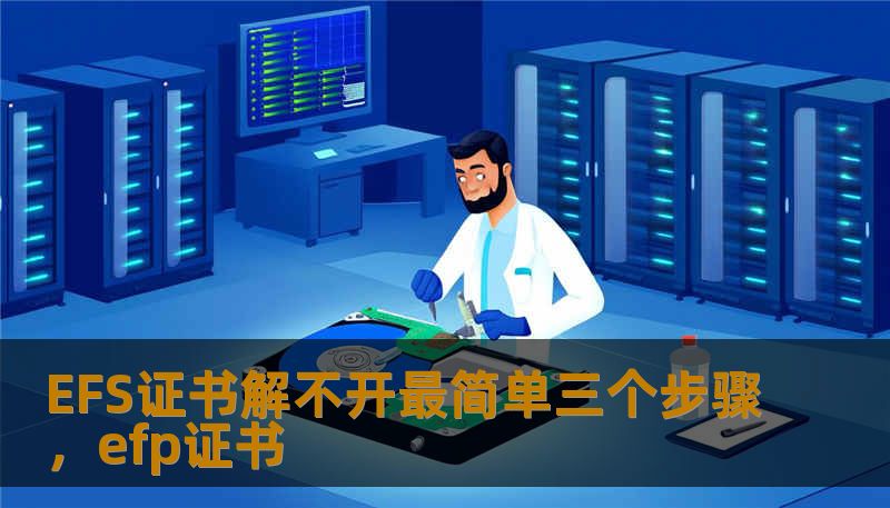 EFS证书解不开最简单三个步骤，efp证书