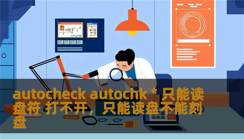 autocheck autochk * 只能读盘符 打不开，只能读盘不能刻盘