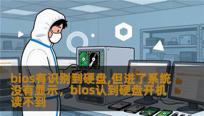bios有识别到硬盘,但进了系统没有显示，bios认到硬盘开机读不到