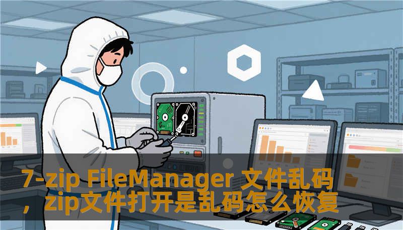 7-zip FileManager 文件乱码，zip文件打开是乱码怎么恢复