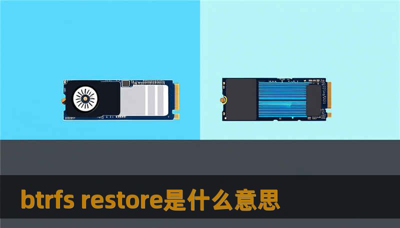 btrfs restore是什么意思